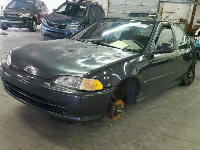 1HGEG8650RL022967 - 1994 HONDA CIVIC LX GRAY photo 2