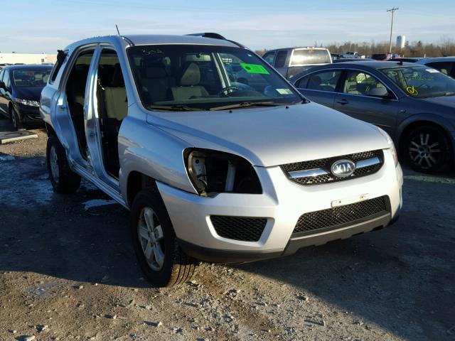 KNDKGCA39A7669231 - 2010 KIA SPORTAGE L SILVER photo 1