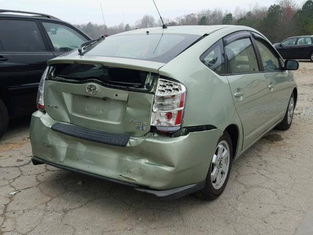 JTDKB20U583307580 - 2008 TOYOTA PRIUS GREEN photo 4