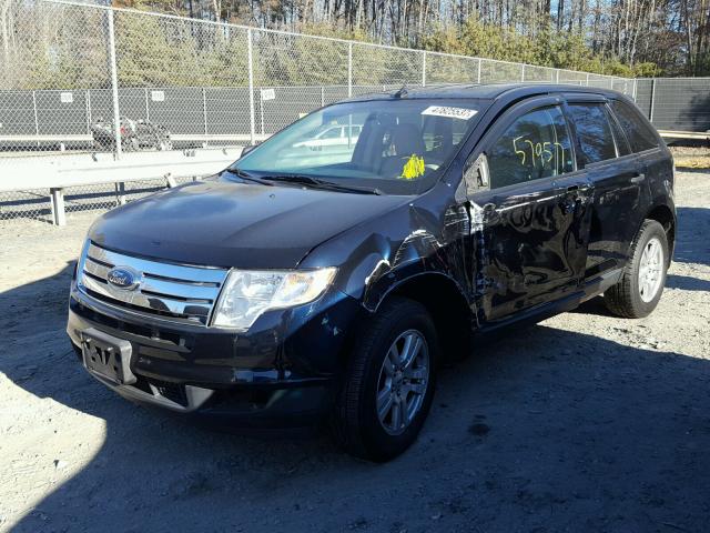 2FMDK36C58BA43964 - 2008 FORD EDGE SE BLUE photo 2