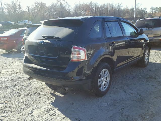 2FMDK36C58BA43964 - 2008 FORD EDGE SE BLUE photo 4