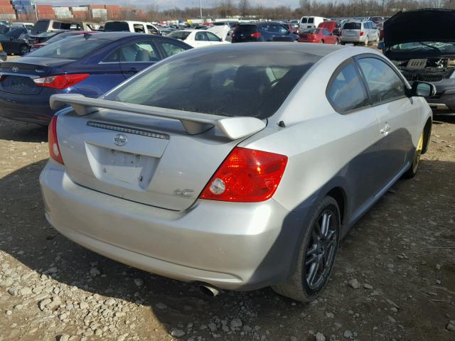 JTKDE177760064579 - 2006 TOYOTA SCION TC 银色 照片 4