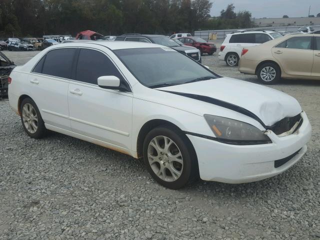 1HGCM66383A055169 - 2003 HONDA ACCORD LX WHITE photo 1