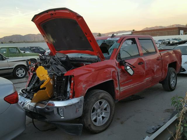 3GCUKREC4HG308170 - 2017 CHEVROLET SILVERADO RED photo 2