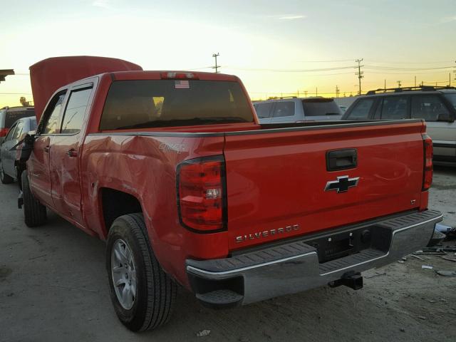 3GCUKREC4HG308170 - 2017 CHEVROLET SILVERADO RED photo 3