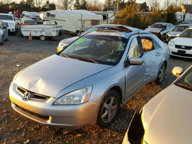 1HGCM56815A171788 - 2005 HONDA ACCORD EX SILVER photo 2