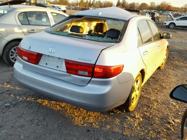 1HGCM56815A171788 - 2005 HONDA ACCORD EX SILVER photo 4