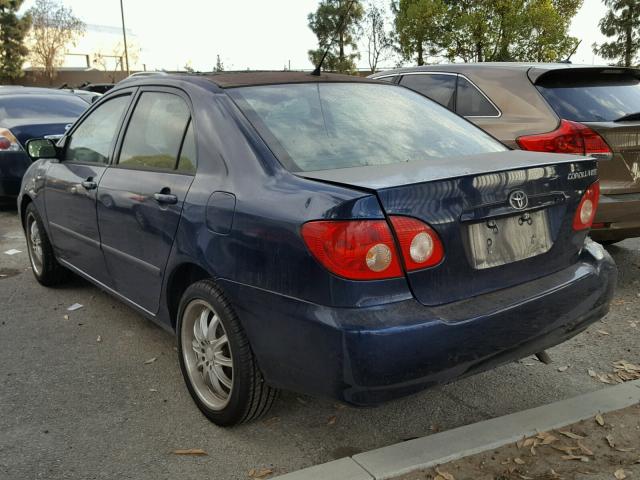 1NXBR32E26Z608558 - 2006 TOYOTA COROLLA CE BLUE photo 3