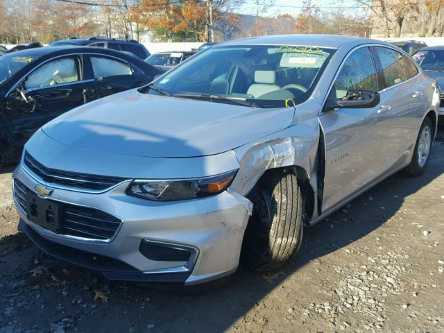 1G1ZB5ST0HF259790 - 2017 CHEVROLET MALIBU LS SILVER photo 2