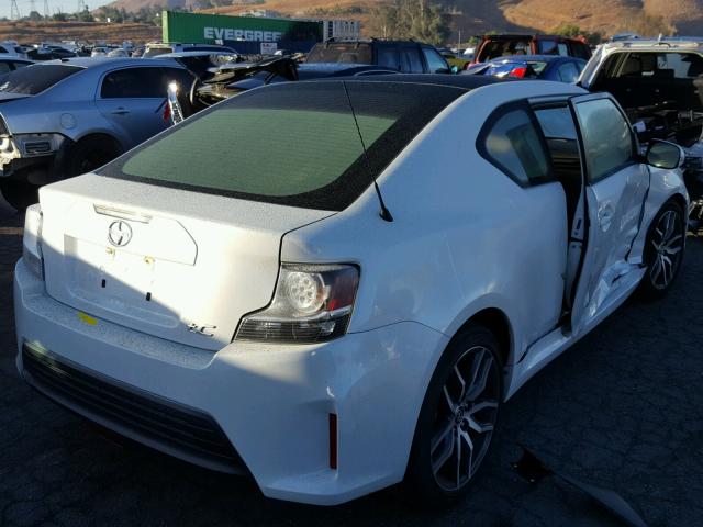 JTKJF5C79FJ002348 - 2015 TOYOTA SCION TC WHITE photo 4