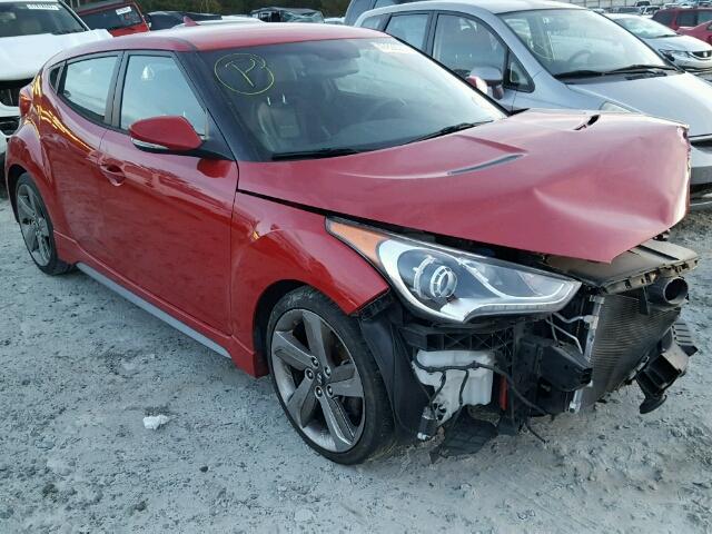 KMHTC6AEXDU084002 - 2013 HYUNDAI VELOSTER T RED photo 1