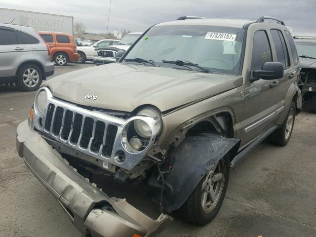 1J4GL58K37W650578 - 2007 JEEP LIBERTY LI GOLD photo 2