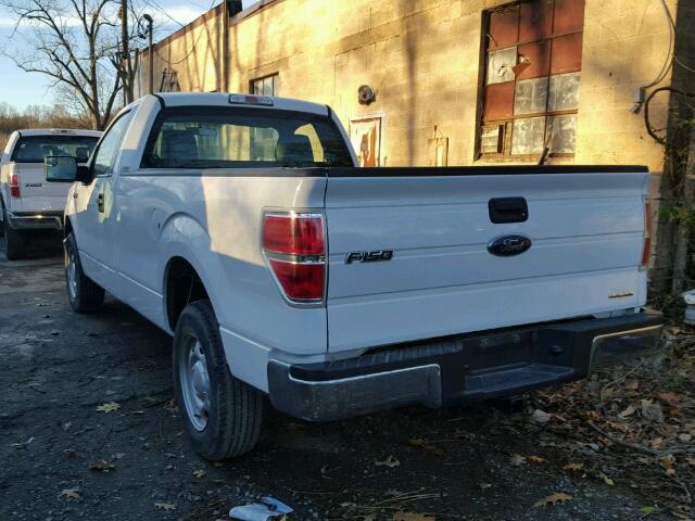 1FTMF1CM7DKE66684 - 2013 FORD F150 WHITE photo 3