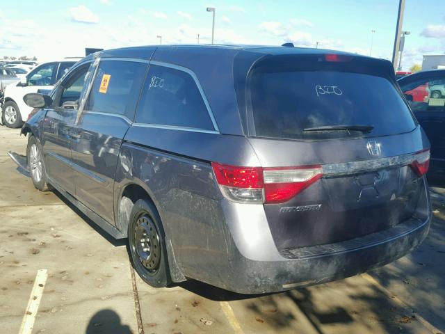 5FNRL5H66GB002917 - 2016 HONDA ODYSSEY EX Көк фото 3