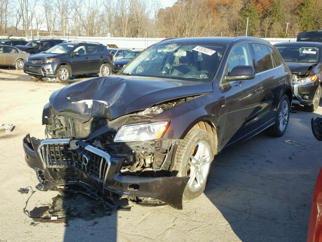 WA1DGAFP9EA036949 - 2014 AUDI Q5 PREMIUM GRAY photo 2