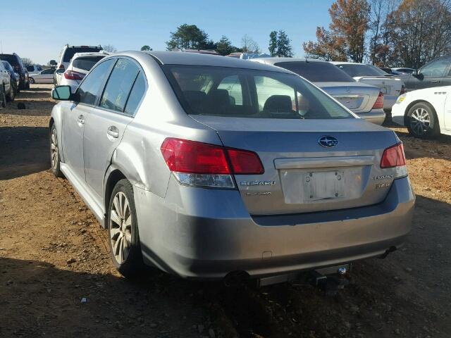 4S3BMEG60A2233175 - 2010 SUBARU LEGACY 3.6 SILVER photo 3