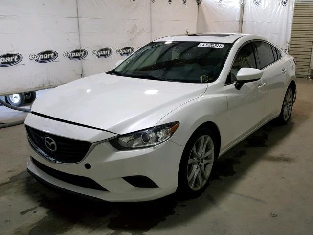 JM1GJ1V50F1188396 - 2015 MAZDA 6 TOURING WHITE photo 2