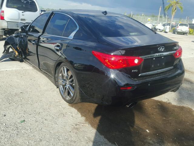 JN1EV7AR5GM343387 - 2016 INFINITI Q50 PREMIU BLACK photo 3