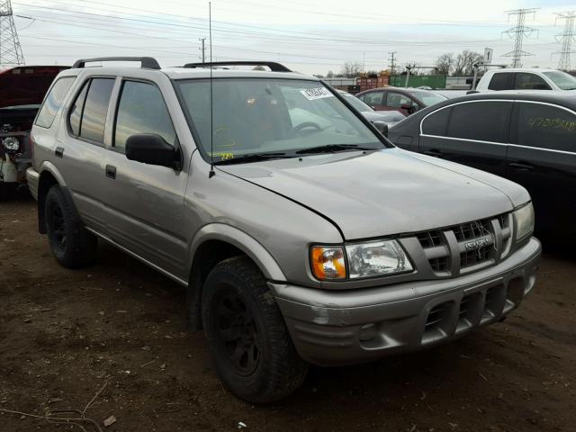 4S2DM58W044315797 - 2004 ISUZU RODEO S SILVER photo 1