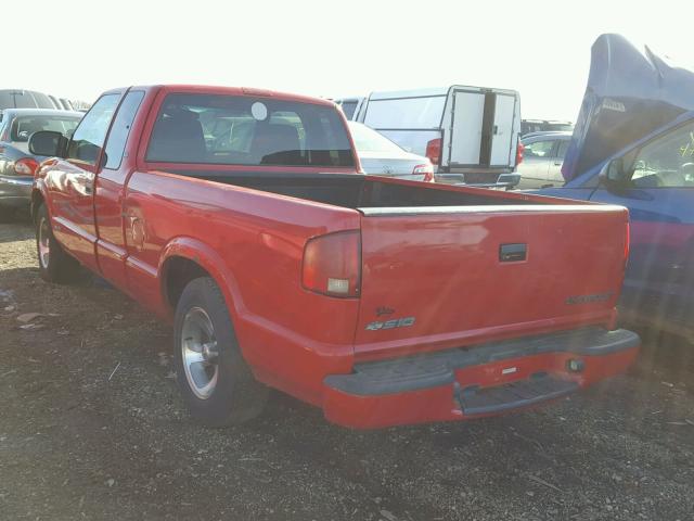 1GCCS195828257259 - 2002 CHEVROLET S TRUCK S1 RED photo 3
