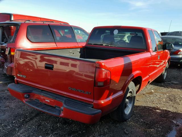 1GCCS195828257259 - 2002 CHEVROLET S TRUCK S1 RED photo 4