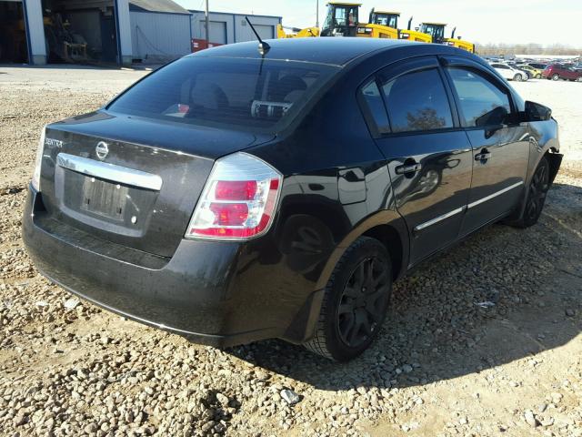 3N1AB6AP1AL706978 - 2010 NISSAN SENTRA 2.0 BLACK photo 4