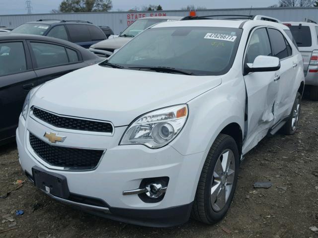 2GNFLFE57C6274940 - 2012 CHEVROLET EQUINOX LT WHITE photo 2