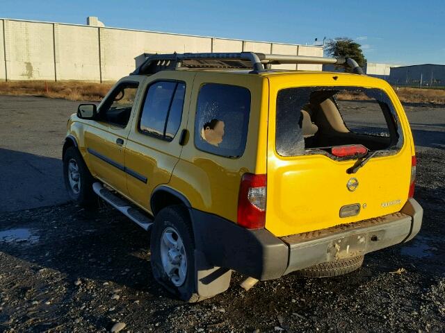 5N1ED28Y34C655849 - 2004 NISSAN XTERRA XE YELLOW photo 3