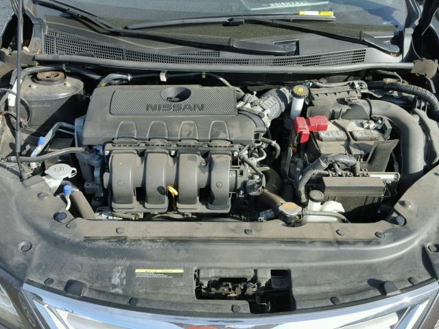 3N1AB7AP5FL687297 - 2015 NISSAN SENTRA S CHARCOAL photo 7