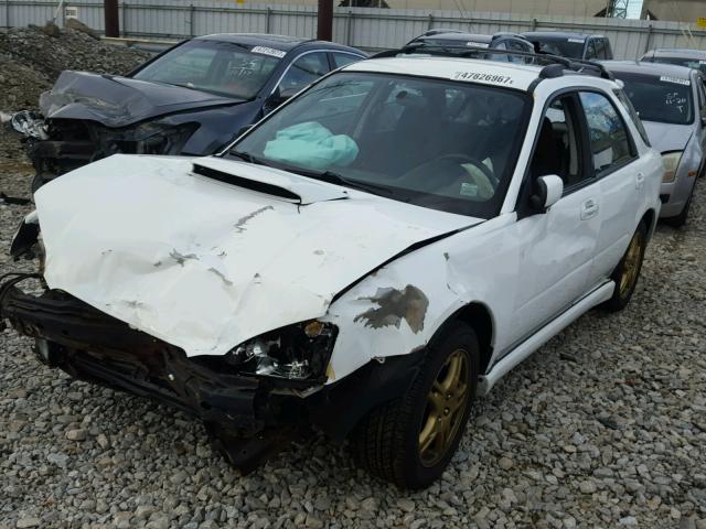 JF1GG29664G809311 - 2004 SUBARU IMPREZA WR WHITE photo 2