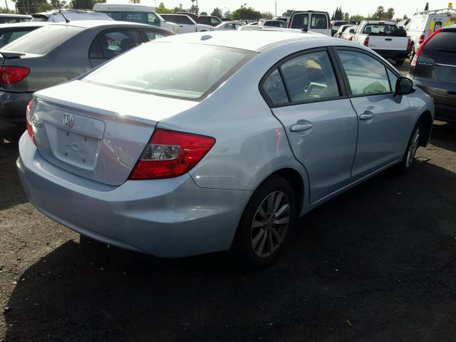 19XFB2F99CE306714 - 2012 HONDA CIVIC EXL Niebieski zdjęcie 4