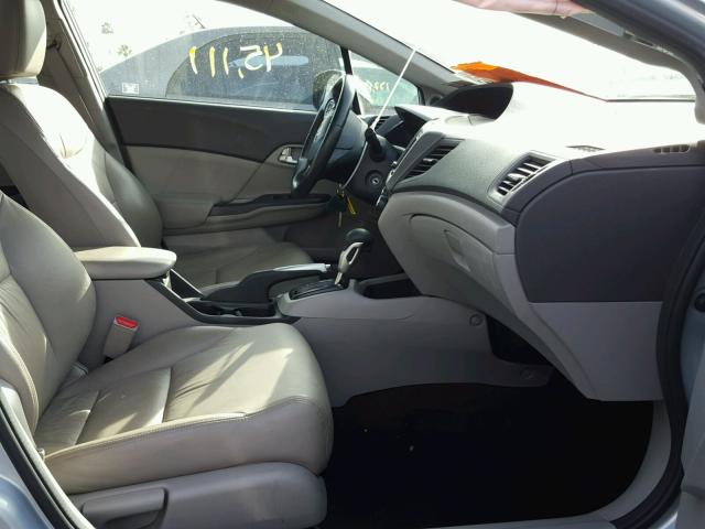 19XFB2F99CE306714 - 2012 HONDA CIVIC EXL Niebieski zdjęcie 5