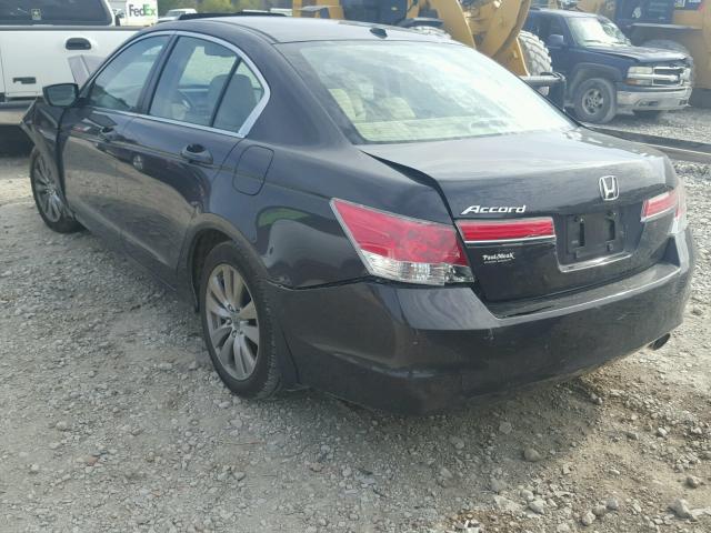 1HGCP2F89CA001388 - 2012 HONDA ACCORD EXL CHARCOAL photo 3