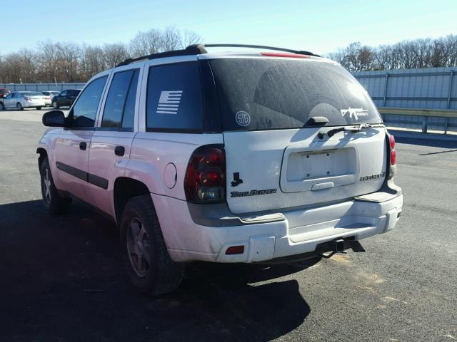 1GNDS13SX52220859 - 2005 CHEVROLET TRAILBLAZE WHITE photo 3