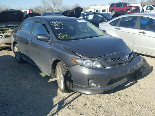 5YFBU4EE6DP221042 - 2013 TOYOTA COROLLA BA GRAY photo 1