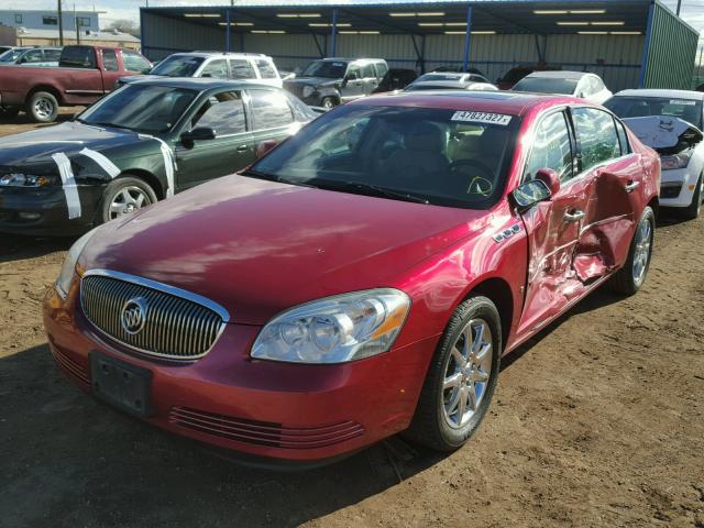 1G4HD57298U133318 - 2008 BUICK LUCERNE CX RED photo 2