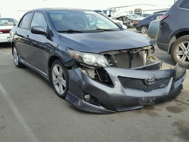 1NXBE40E79Z098166 - 2009 TOYOTA COROLLA XR CHARCOAL photo 1