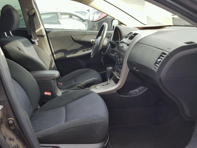 1NXBE40E79Z098166 - 2009 TOYOTA COROLLA XR CHARCOAL photo 5