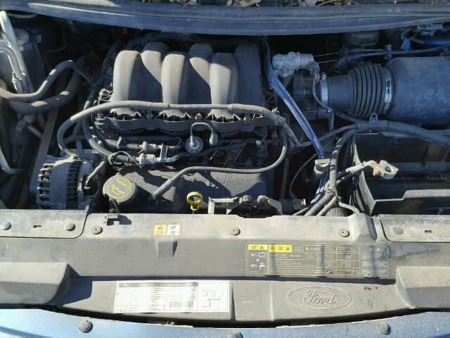 2FMZA51441BA39219 - 2001 FORD WINDSTAR L BLUE photo 7