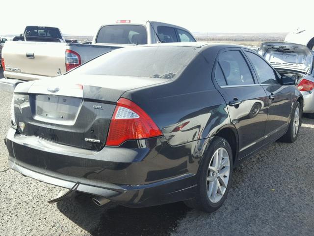 3FAHP0JG4BR251882 - 2011 FORD FUSION SEL BLACK photo 4