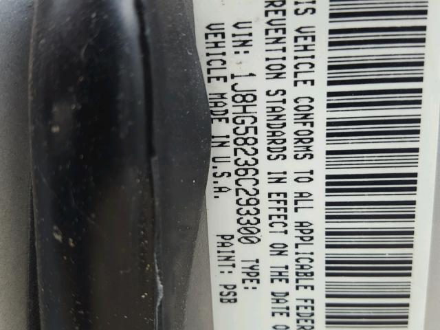 1J8HG58236C293300 - 2006 JEEP COMMANDER Gümüş foto 10