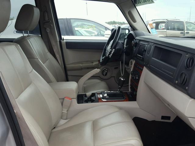 1J8HG58236C293300 - 2006 JEEP COMMANDER Gümüş foto 5