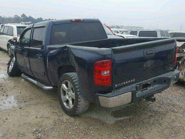 2GCEK13M271645896 - 2007 CHEVROLET SILVERADO BLUE photo 3