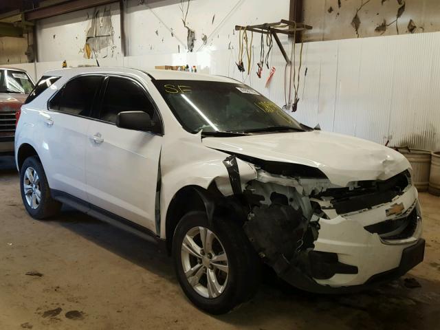 2GNFLCEK0D6128594 - 2013 CHEVROLET EQUINOX LS WHITE photo 1