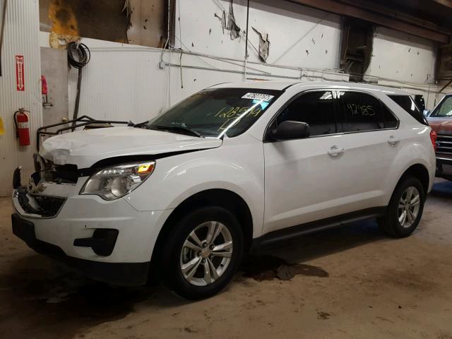 2GNFLCEK0D6128594 - 2013 CHEVROLET EQUINOX LS WHITE photo 2