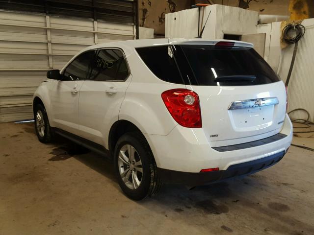 2GNFLCEK0D6128594 - 2013 CHEVROLET EQUINOX LS WHITE photo 3