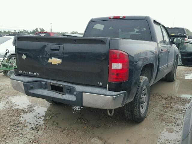 3GCEC13C09G111908 - 2009 CHEVROLET SILVERADO BLACK photo 4