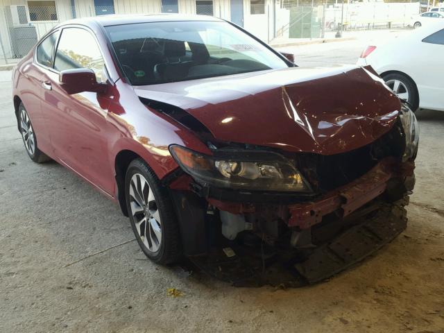 1HGCT1B8XDA018164 - 2013 HONDA ACCORD EXL RED photo 1