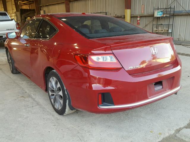 1HGCT1B8XDA018164 - 2013 HONDA ACCORD EXL RED photo 3