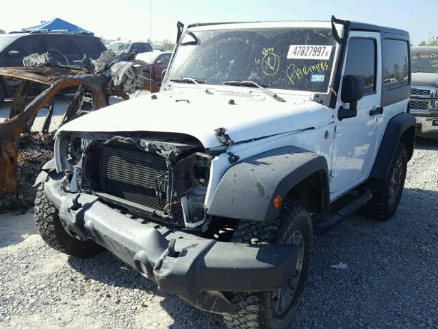 1C4AJWAG6DL701842 - 2013 JEEP WRANGLER S WHITE photo 2